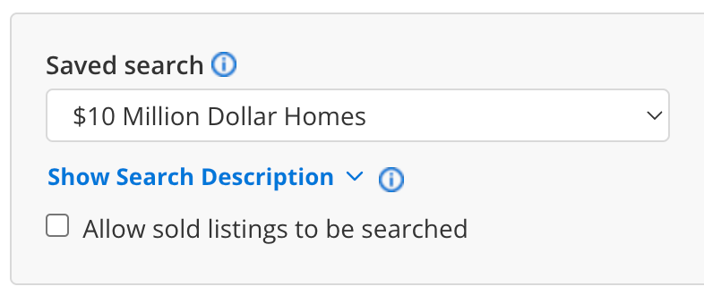 Step 2 - Select Search Options